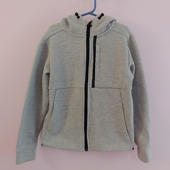 H&M Other - (2/$15) H&M Sport gray zip up hoodie youth size small (8/10 years)